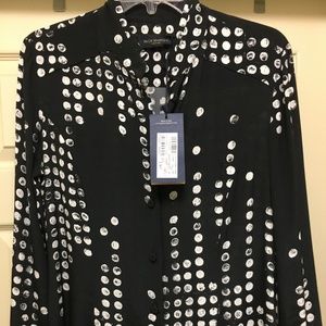 NWT Piazza Sempione circle print dress 42 - $1070
